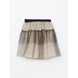 LC Waikiki Elastic Waist Patterned Tulle Skirt For Girl