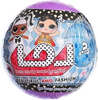 accessories shop Plastic Surprise Ball Toy With Pretty Fashion Doll And 9 Secret Guess Clues To Add More Creativity For Girls - Multi Color