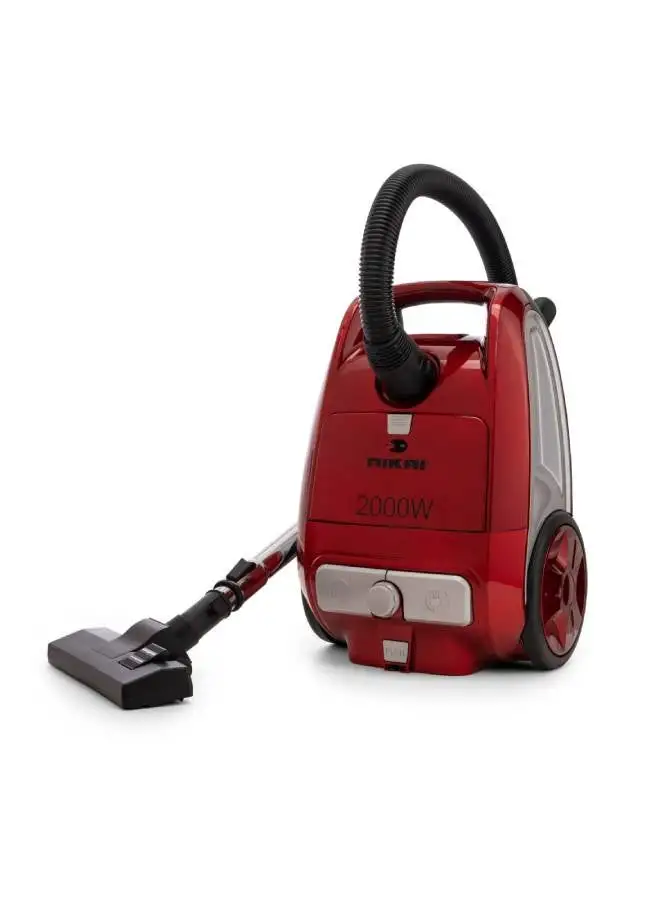 NIKAI Electric Canister Vacuum Cleaner 2000 W NEVC20B Red/Black