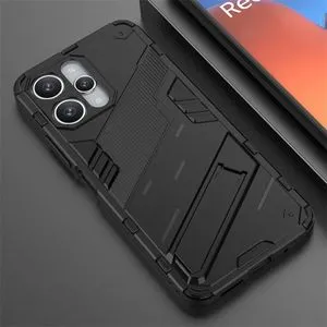 Xiaomi Redmi 12 Hummer Full Protection Slim Case With Kickstand & Camera Shield Cover