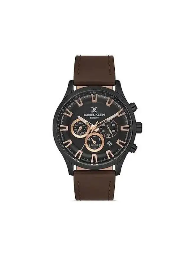 DANIEL KLEIN Leather Analog Watch DK.1.13106-6