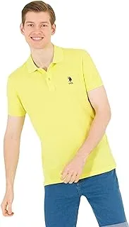 U.S. Polo Assn. Men 100% Cotton-Slim-Short Sleeves Polo Shirt