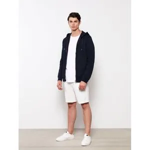 LC Waikiki Men's Sports Cardigan With Comfort Fit Hooded