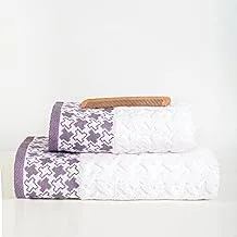 J Linens Stars Solo set of 2 pcs(WHITE/LAVANDER)