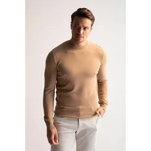 Defacto Man Regular Fit Crew Neck Tricot Pullover