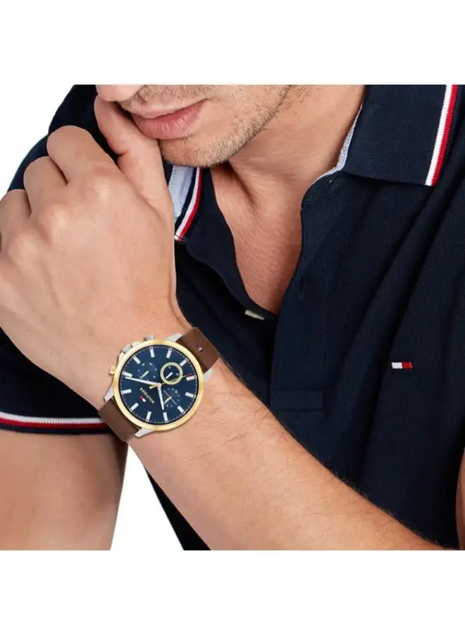 TOMMY HILFIGER Leather Chronograph  Watch 171.0496