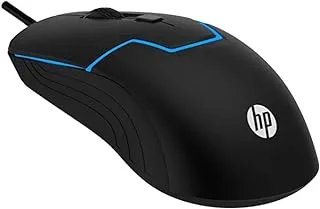 Corian HP M100 USB Wired Gaming Optical Mouse with Adjustable DPI Settings, Button Press Life Up to 5 Million Clicks (3DR60PA, Black) |