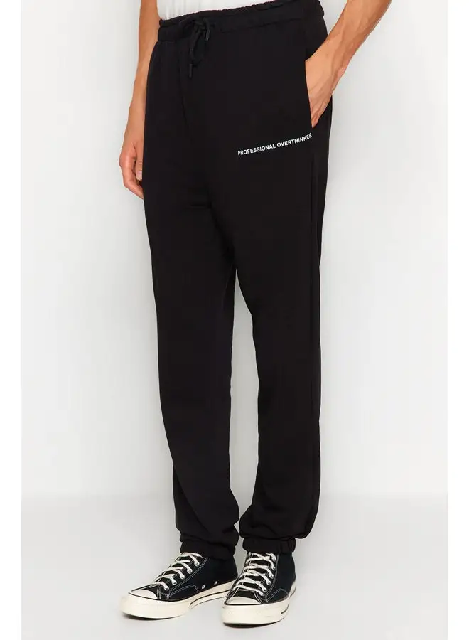 trendyol Sweatpants - Black - Loose jogger