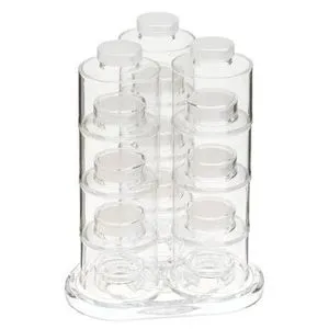 915 Generation 12 PCS Spice Tower Carousel Rotating Spice Jar