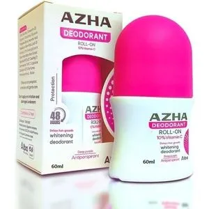 Azha Roll-On Whitening Deodorant Delays Hair Growth 60ml