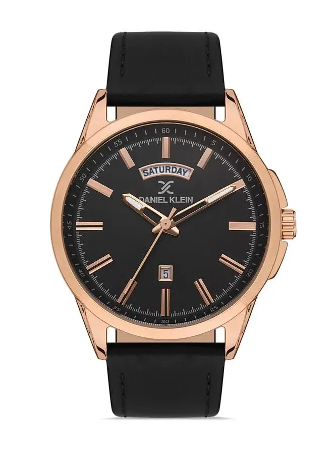 DANIEL KLEIN Leather Analog Watch DK.1.13079-4