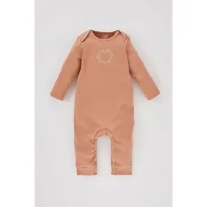 Defacto Babygirl New Born Knitted Regular Fit Envelope Neck Overalls