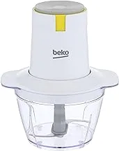 BEKO Chopper, 0.5 L Plastic Bowl, 500 Watts, White - CHP 62522 W