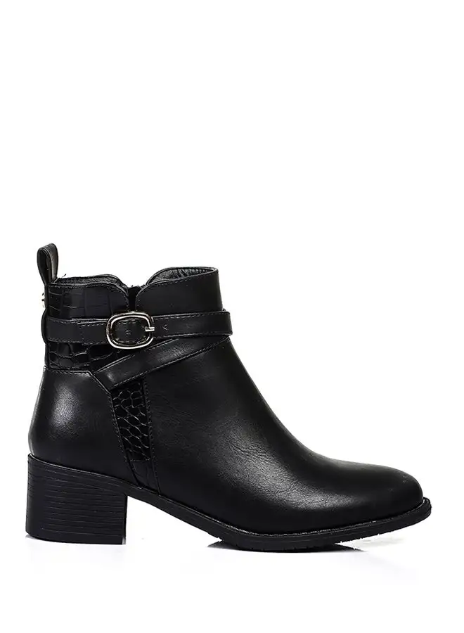 DejaVu Buckle strapped ankle boots