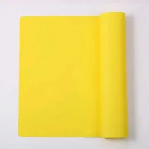 Silicone Baking Mat For Pastry Rolling With Measurements (Yellow)