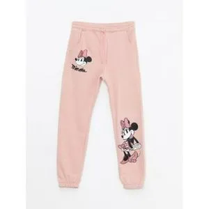 LC Waikiki Elastic Waist Minnie Mouse Printed Girl's Tracksuit Bottoms