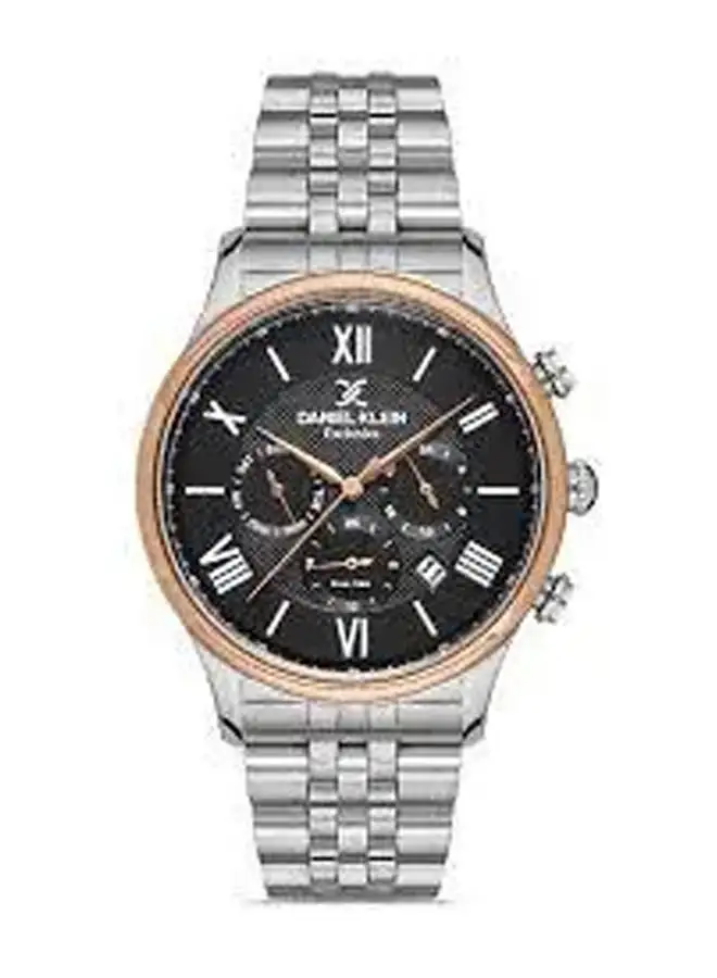 DANIEL KLEIN Stainless Steel Chronograph Watch DK.1.13288-5