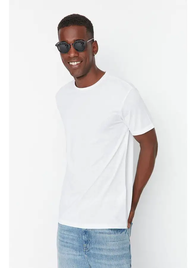 trendyol Man T-Shirt White