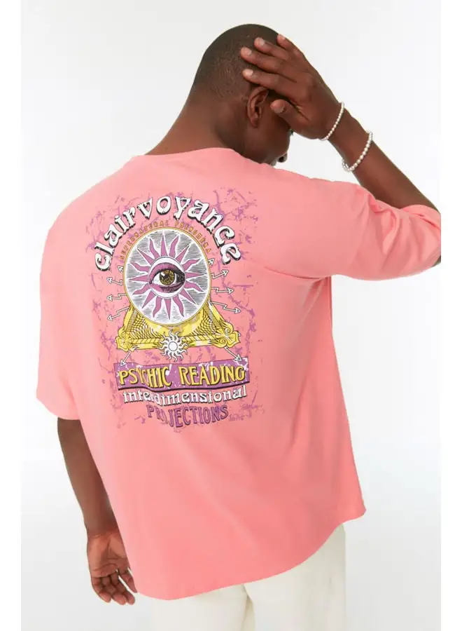 trendyol Man T-Shirt Rose