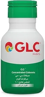 دهانات GLC CC - ملونات مركزة لتلوين الطلاء - 601 أخضر فاتح - 40 مل