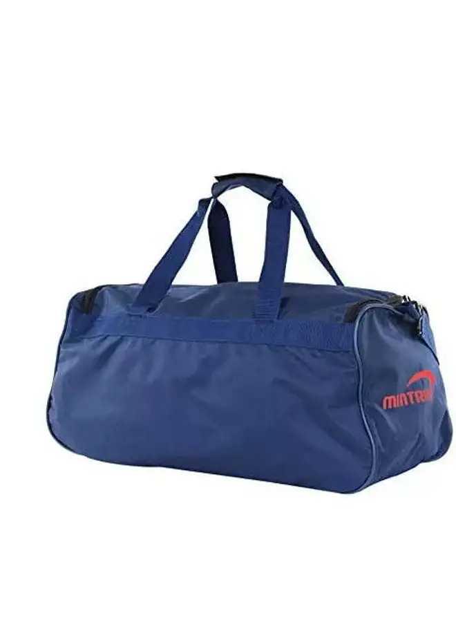 Mintra Polyester Duffel Bag With Top Handle And Front Logo Print