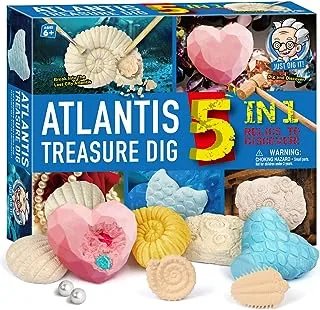 XX Eduman Atlantis Treasure Dig 5 In 1 EDM043, 6+