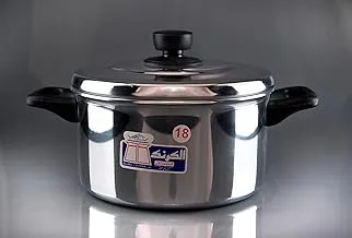 Al Karnak Aluminum European Pot with Bakelite Handle 26 cm - Silver