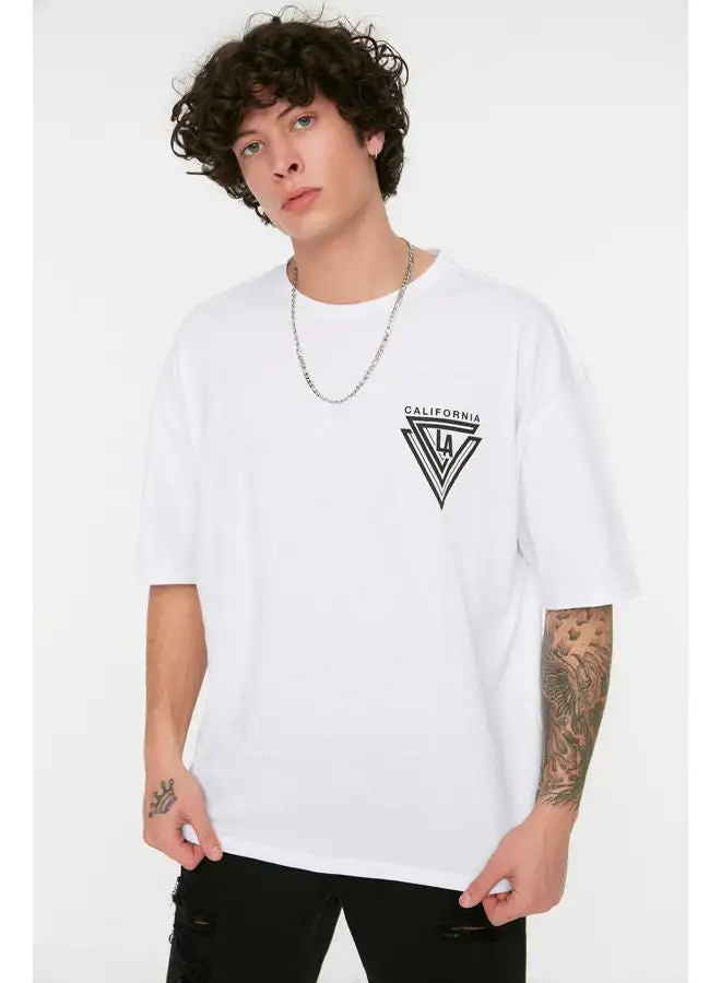 trendyol Man T-Shirt White