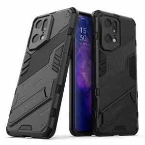 OPPO Find X5 Pro Hummer Full Protection Slim Case Kickstand  Camera Shield Cover