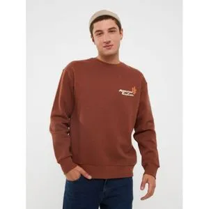 LC Waikiki Crew Neck Long Sleeve Printed Men's Sweatshirt