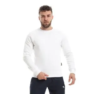 Diadora Men's Solid Sweatshirt - Off White