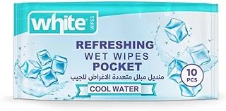 Multipurpose (Refreshing) Pocket Cool Water 10 Wipes