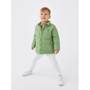 LC Waikiki Polo Collar Long Sleeved Basic Baby Boy Coat