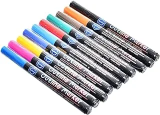 Elmaayergy HS-44_LBK-0001 Set Of 10 Pieces Of Marker Pen With Durable Material, Suitable For School And Home