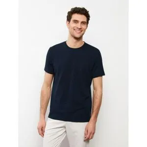 LC Waikiki Lcw Classic Crew Neck Short Sleeve Combed Cotton Mens T-Shirt