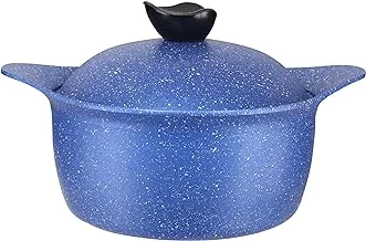 Elite Non-Stick Granite Pot, Dishwasher Safe, PFOA FREE,Blue- 20cm