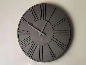 Unique Wall Clock Black 40 cm