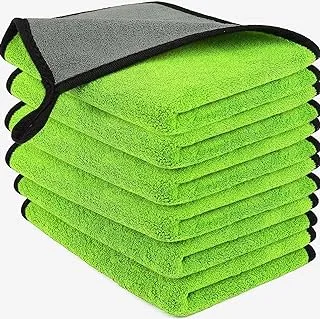 Bigest size of Car drying towel, One microfiber towel, super absorbent cleaning towel for car, windows, screen and kitchen, 40x60 cm (phosphorescent)