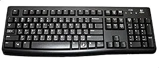 Logitech K120 Arabic Keyboard, Black