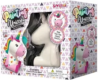 Sew Star Make you own Plaster painting Kit-Unicorn SS-18-061, 6+