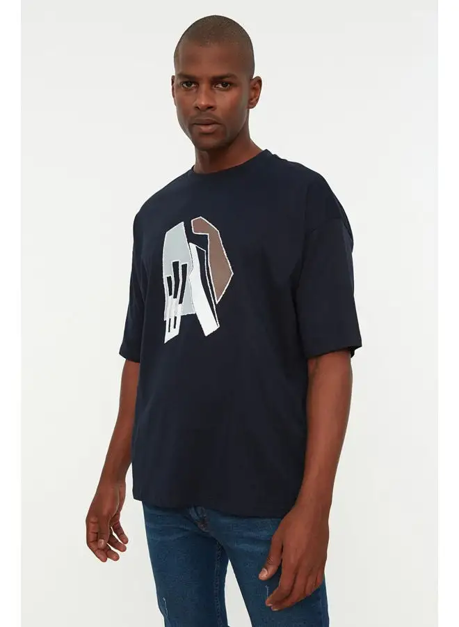 trendyol Man T-Shirt Navy