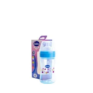 Bubbles Classic Feeding Bottle Without Hand 120ml (Blue)