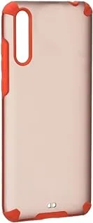 Generic Plastic Phone Case With Silicone Protection Edges And Classic Design For Huawei Y8p 2020/CX10S 2019 - Red Black