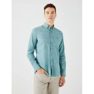 LC Waikiki Regular Fit Long Sleeve Poplin Men's Shirt