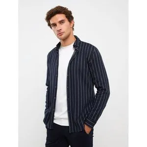 LC Waikiki Slim Fit Long Sleeve Striped Men's Shirt