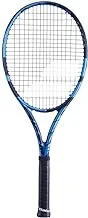 Babolat Pure Drive Tennis Racquet (10th Gen) - Strung with 16g White Babolat Syn Gut at Mid-Range Tension