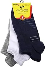 Future A Pack of Men Ankle socks from Future,Consisting of 3 Pieces/cotton lycra size 40-45