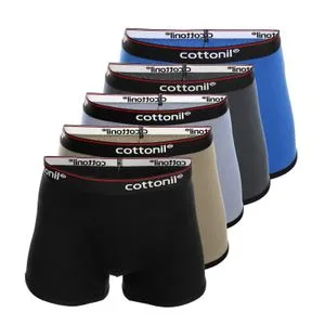 Cottonil Bundle Of Every Day 5 Solid Boxers