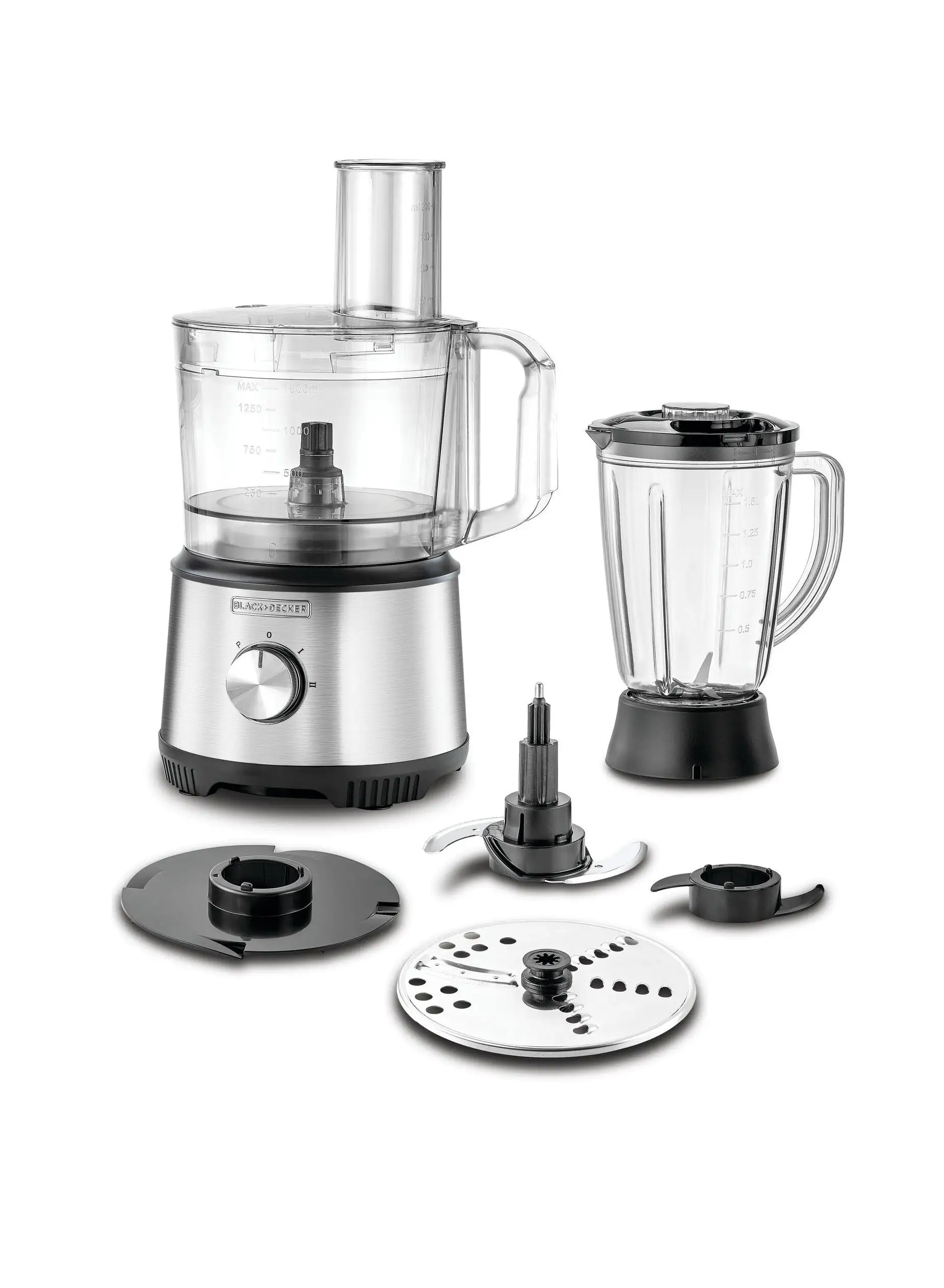 BLACK+DECKER Food Processor 800 watts - 24 functions -FX825 800 W FX825 silver