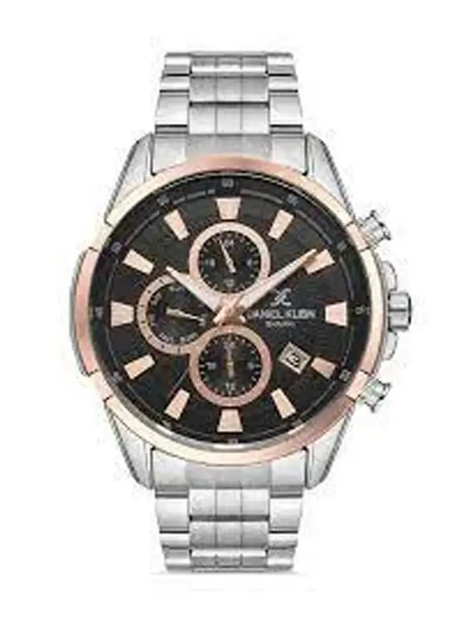 DANIEL KLEIN Stainless Steel Chronograph Watch DK.1.13103-4